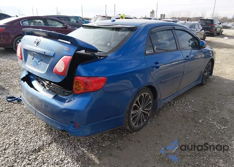2010 Toyota Corolla S from USA, damaged, VIN 2T1BU4EE3AC478073